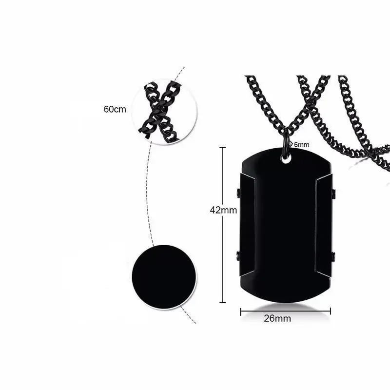 collier-plaque-militaire-noir-416.jpg - Mon equipement militaire