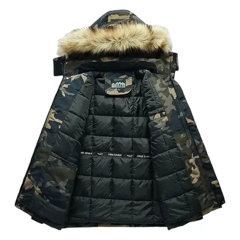 Mode parka militaire pour homme