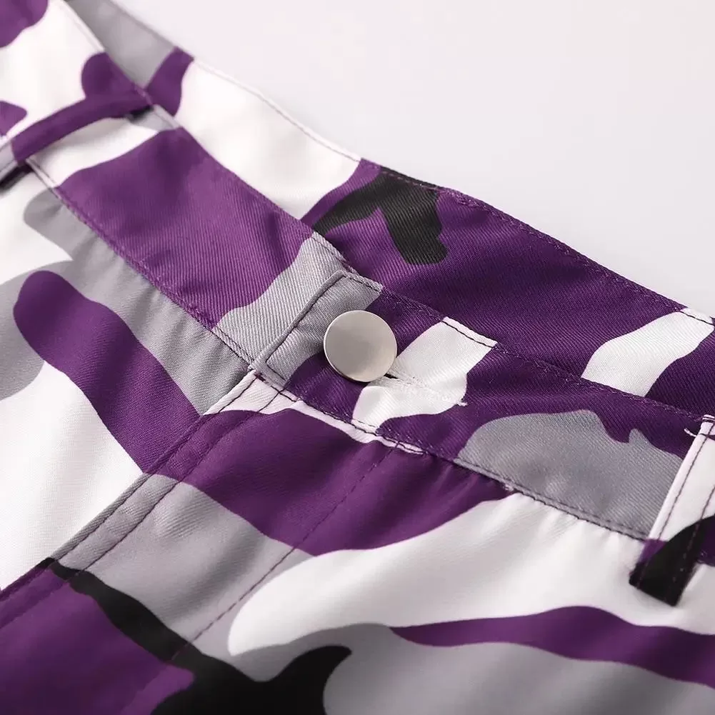 Treillis militaire violet